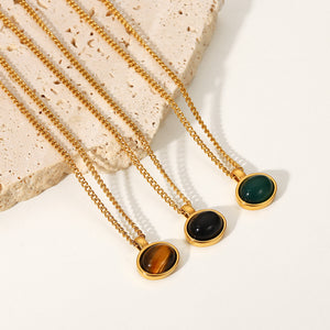 Gold Stainless Steel Chain Necklace