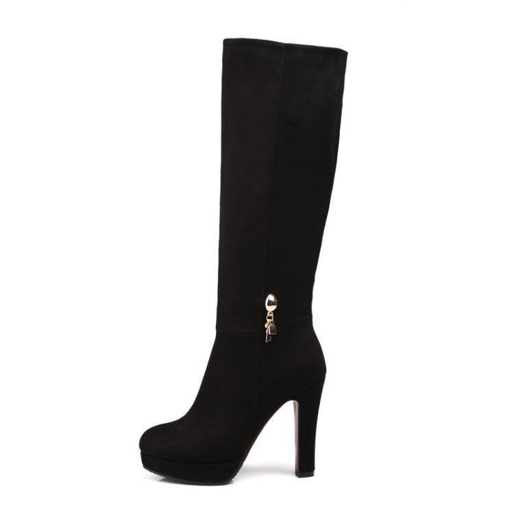 Women's Pointed Toe High-Top Boots