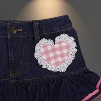 Women's Pleated Denim Skirt - image 4
