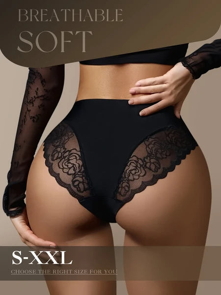 6 Packs Multi-Color Sexy Lace Triangle Panties Low Elastic Waist Fashion Women'S Hip Lifting Underwear - image 4