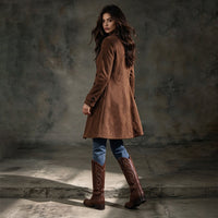 Women's Mid-Length Trench Coat - image 4