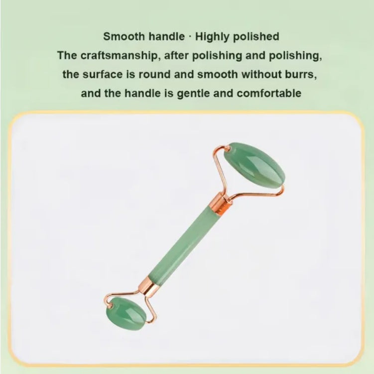 Gua Sha Board 2PCS Massage Stone For Facial Body Skincare Roller Scraping Massager Natural Resin Facial Lifting Scraper Neck Anti Wrinkle Massager Tool - image 4