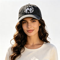 Gorra bordada Life Is Better With A Horse, estilo vaquero - image 3