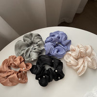 Ruffled Silk Scrunchie - image 3