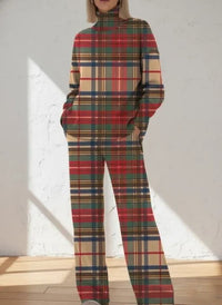 Turtleneck Sweatshirt and Loose Pants Set - image 2