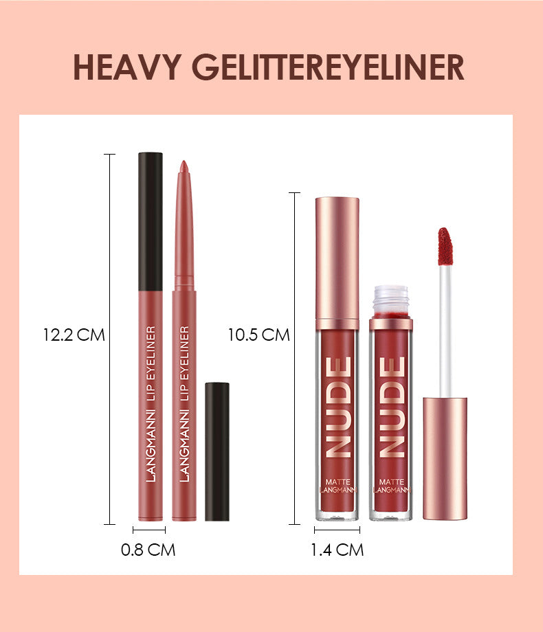 12-Piece Matte Lipstick and Lip Liner Set - image 4