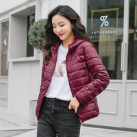 Plus Size White Duck Down Jacket - image 1