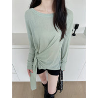 Lightweight Sheer Long Sleeve Sun Shirt - image 4