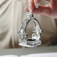 Star Rhinestone Chain Watch Band - image 2