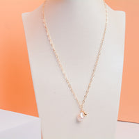 Freshwater Pearl Gold Necklace - image 3