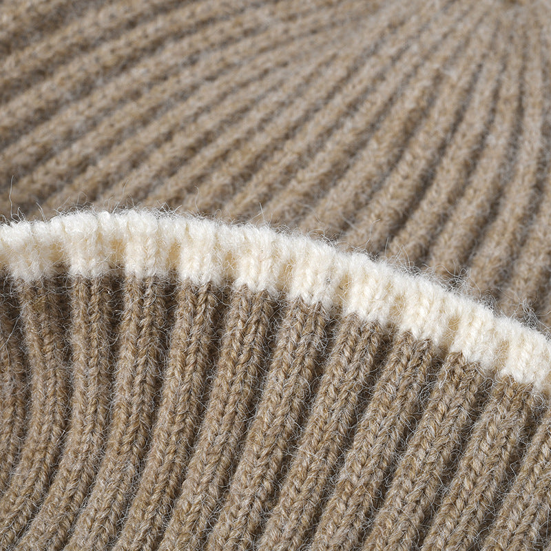 All-match Simple Warm Thickened Knitted Hat - image 2