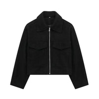 Classic Short Textured Coat - image 2