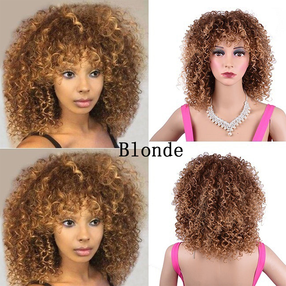 Synthetic Afro Curly Wig - image 5