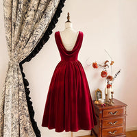 Vintage Velvet Christmas Evening Gown - image 2