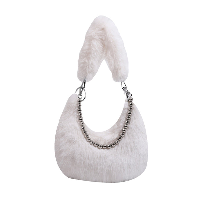 Faux Fur Crossbody Bag
