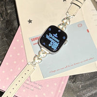 Heart Polka Dot Leather Watch Band - image 10