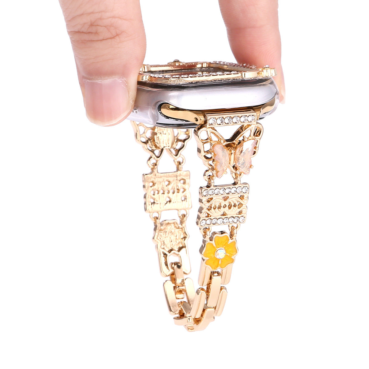 Rotating Butterfly Bracelet Band Compatible with Apple Watch - image 4