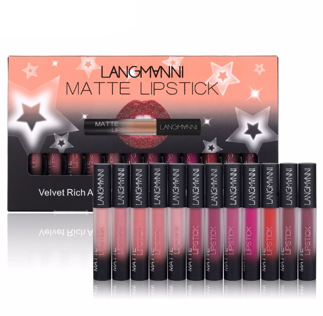 Waterproof Velvet Matte Lipstick Set