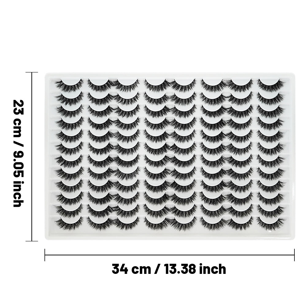3D Faux Mink False Eyelashes - Style 11 - image 4
