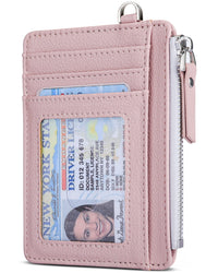 Faux Leather Zip Multi-Card Holder - image 12