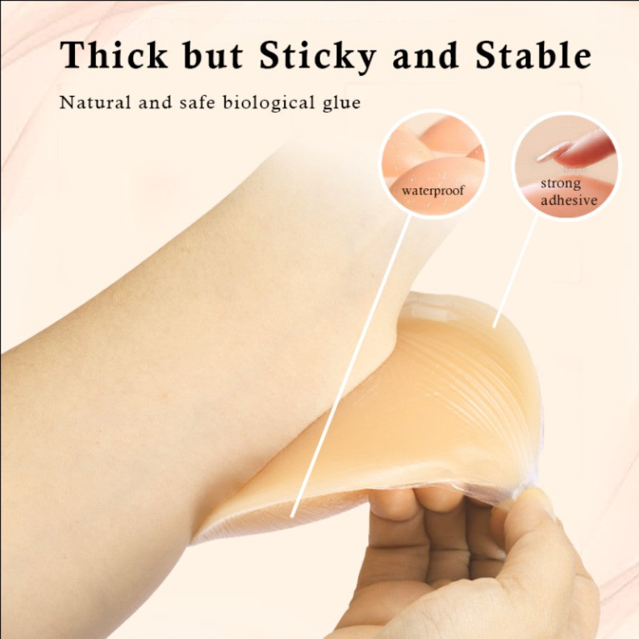 Women's Invisible Silicone Bra Adjustable Straps Lightweight Comfort Natural Lift For Daily Casual Sports - image 5