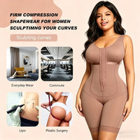 Colombian Full Body Shaper with Zipper Crotch & Butt Lifter - image 6