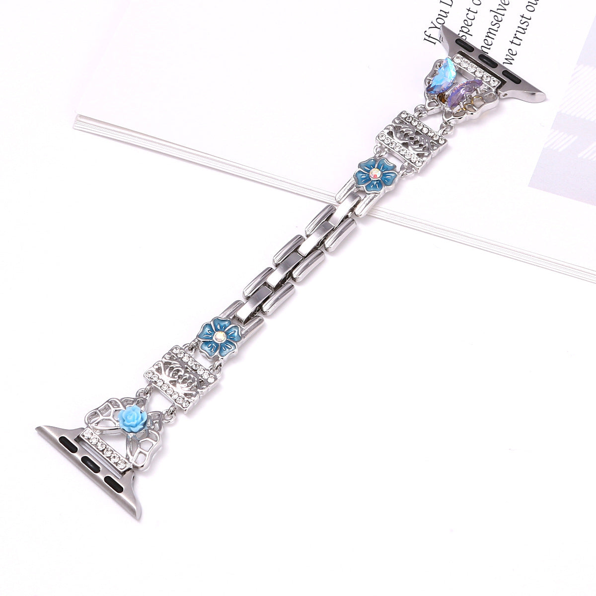 Rotating Butterfly Bracelet Band Compatible with Apple Watch - image 9