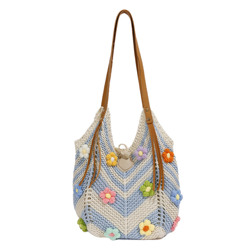 Cute Knit Shoulder Bag - image 9