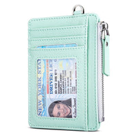 Faux Leather Zip Multi-Card Holder - image 10