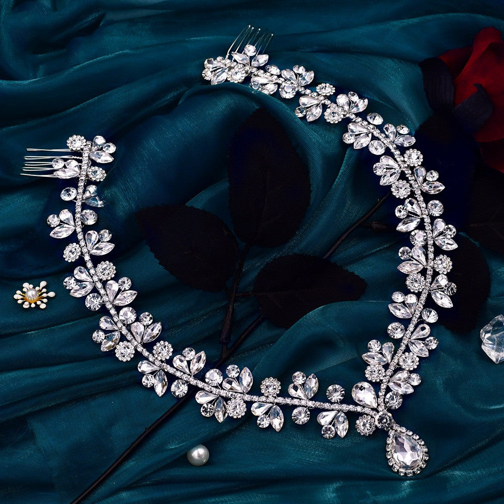 Bridal Crystal Head Chain