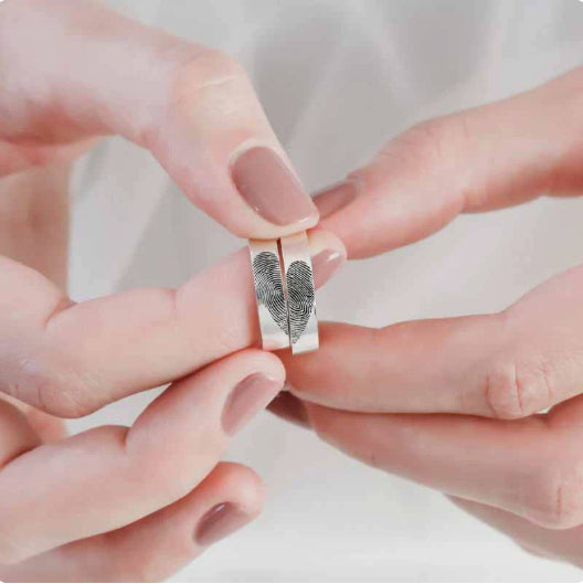 Custom Engraved Name Couple Rings - image 3