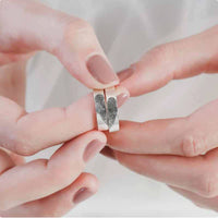 Custom Engraved Name Couple Rings - image 3