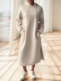 Polyester Women's Hoodie Dress - image 5