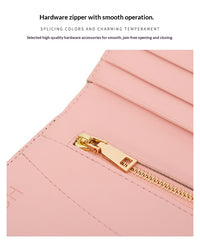 Women's Card Holder Coin Purse - Pink - image 2