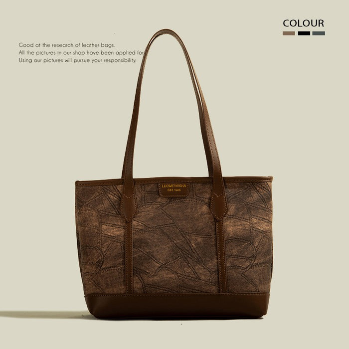 Quilted Rhombus Tote Bag