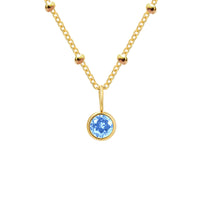 Stainless Steel Birthstone Necklace - image 10