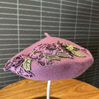 Fashionable Wool Woolen Artistic Painter's Bud Hat - image 3