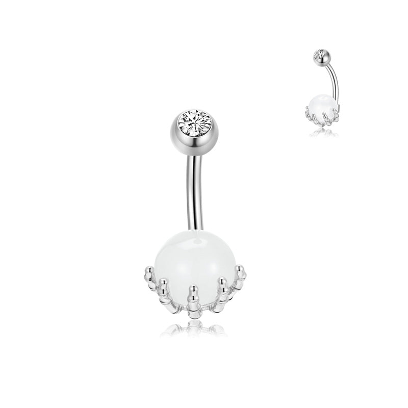 Skeleton Balls Piercing Banana Piercing Stainless Steel 14G Belly Button Piercing Women's Claws - image 5