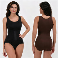 Women's Tummy Control Bodysuit Shapewear with Waist Trainer & Butt Lifter - image 4