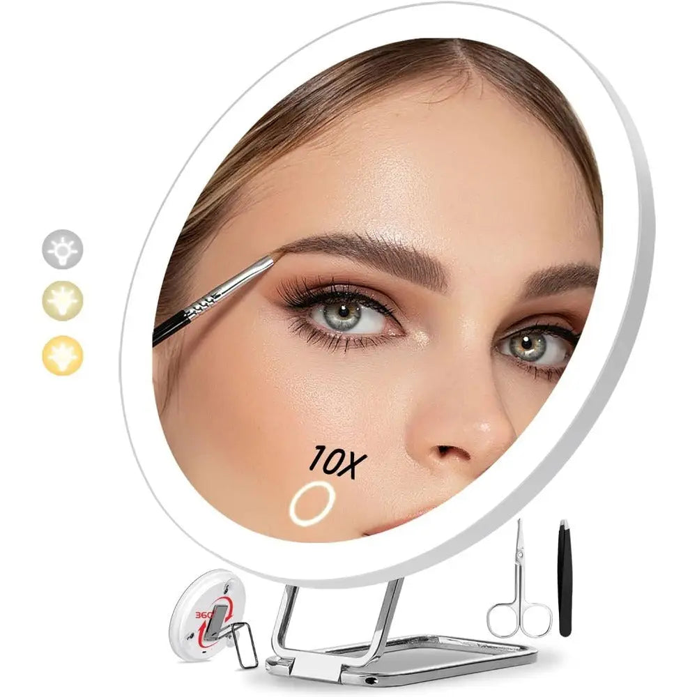 Espejo de maquillaje LED con luz de relleno - image 3