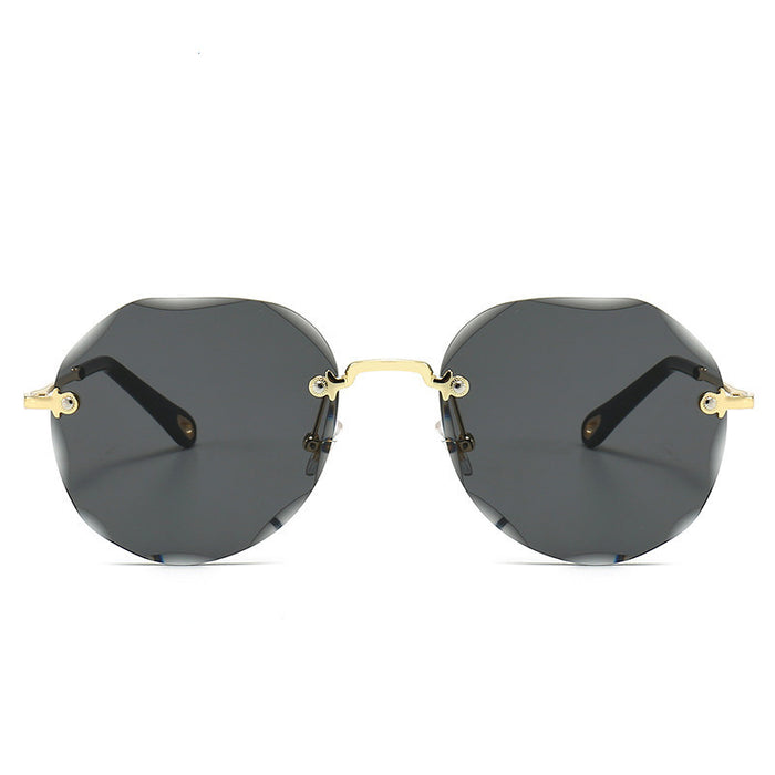 Polygon Rimless Sunglasses