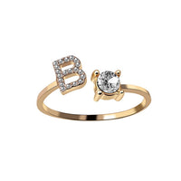 Adjustable Initial Letter Ring - image 2