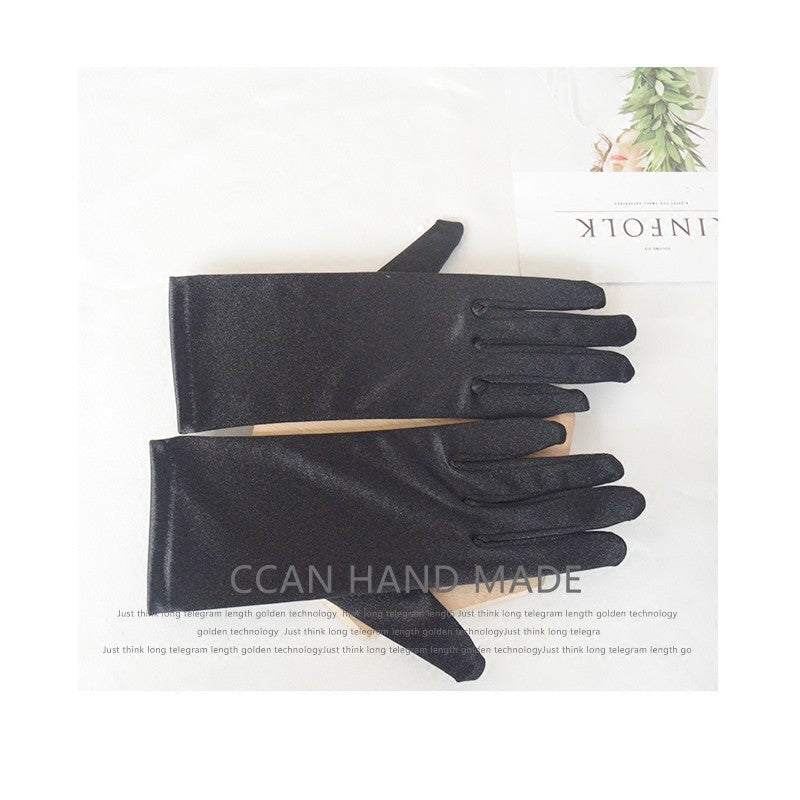 Satin Long and Short Gloves - image 4