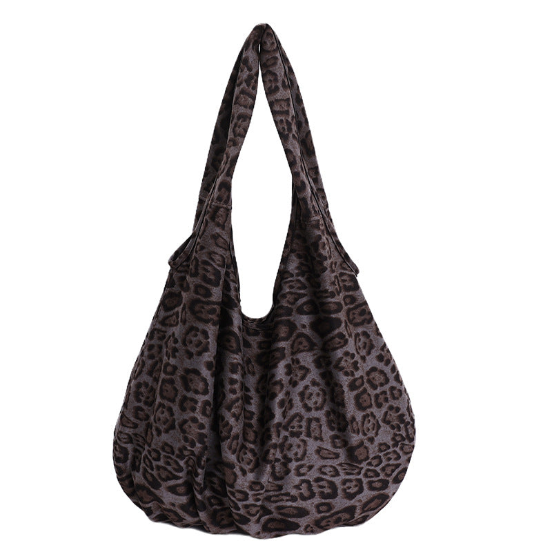 Suede Pleated Cloud Bag - image 8