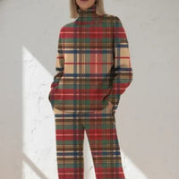 Turtleneck Sweatshirt and Loose Pants Set - image 1