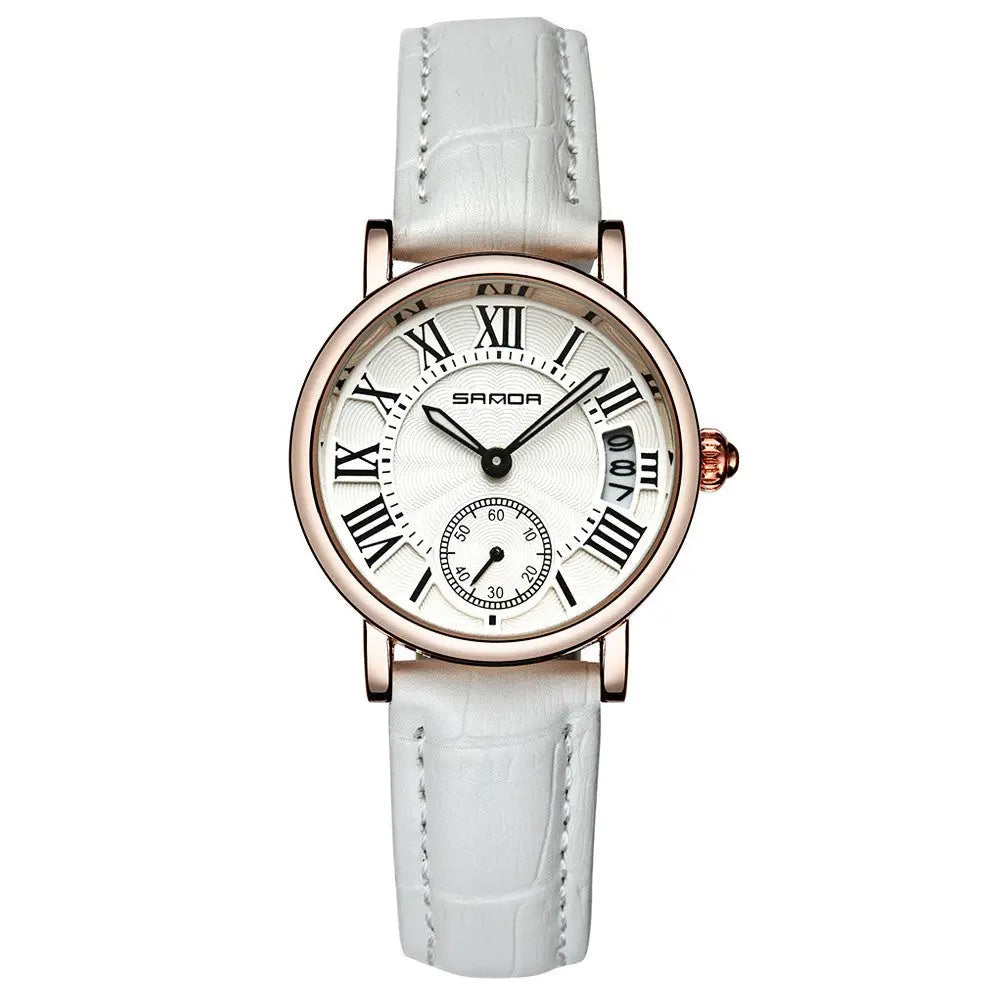 Reloj de cuarzo con correa delicada - image 10