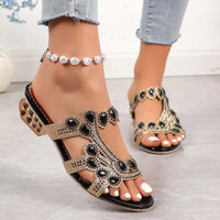 Women's Fashion Outerwear Chunky Heel High Heel Flip-flops Plus Size Sandals - image 6