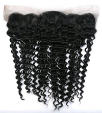 Human Hair Deep Wave 4x13 Lace Frontal - image 3