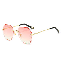 Polygon Rimless Sunglasses - image 6
