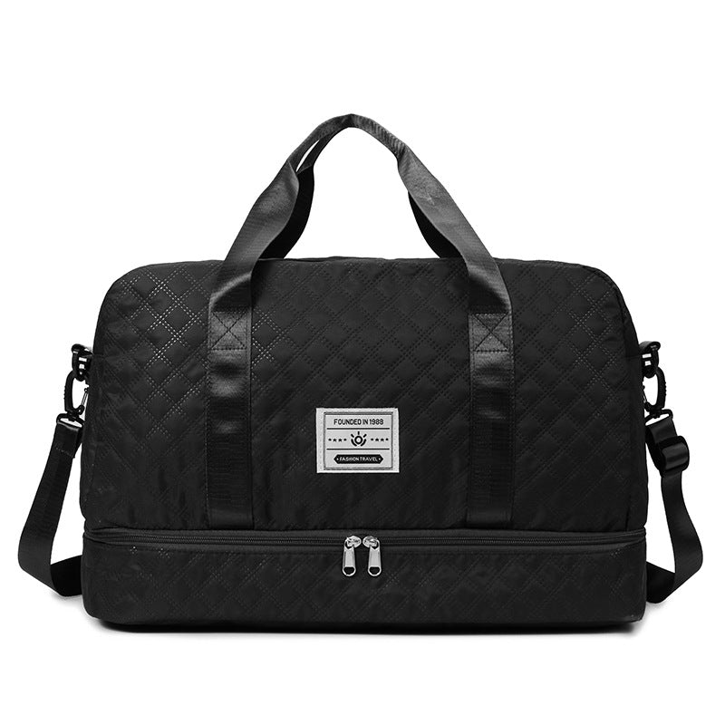 Bolso de gimnasio y viaje multifuncional con bolsillo seco y húmedo